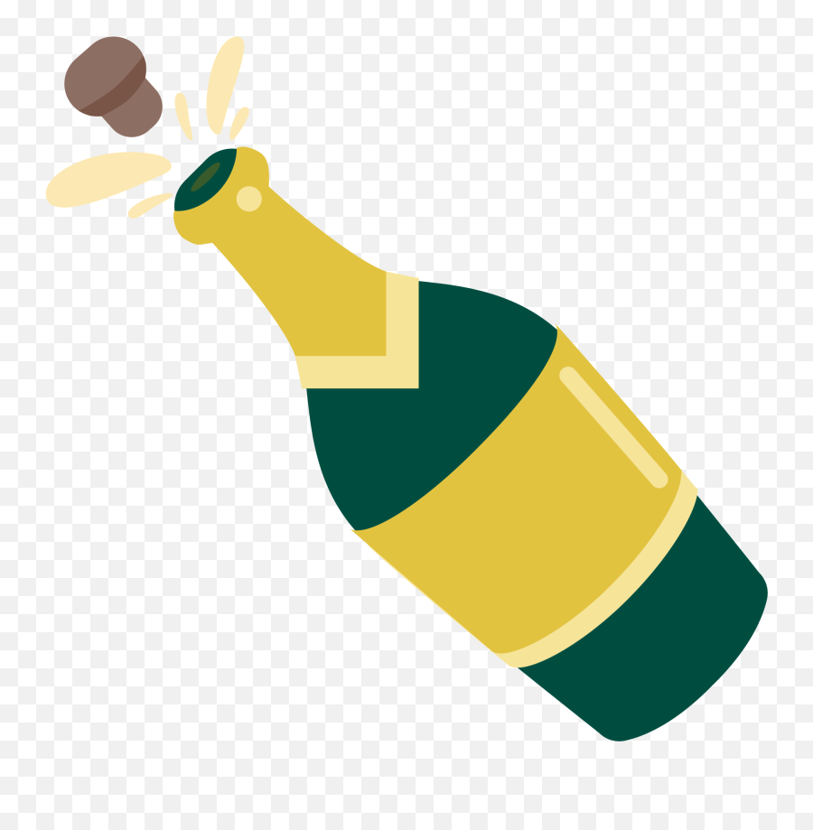 Celebrate Emoji Png - Transparent Champagne Emoji,Celebrate Emoji