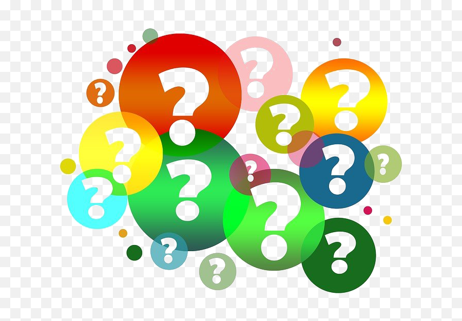 Question Mark Png Transparent Images - Question Mark Colorful Emoji,Question Mark Emoji Png