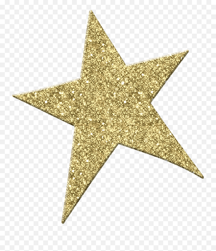Free Gold Star Sticker Png Download - Glitter Star Emoji,Shining Star Emoji