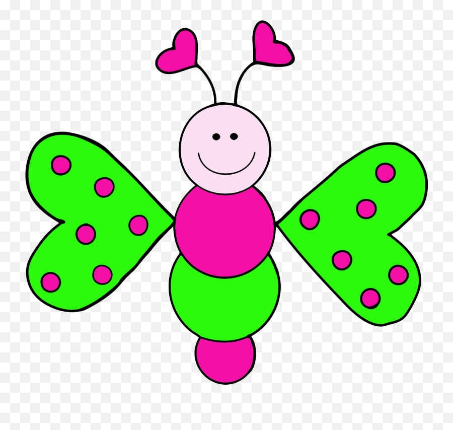 Butterflies Pink Butterfly Clipart Free - Butterfly Kids Clipart Emoji,Pink Butterfly Emoji