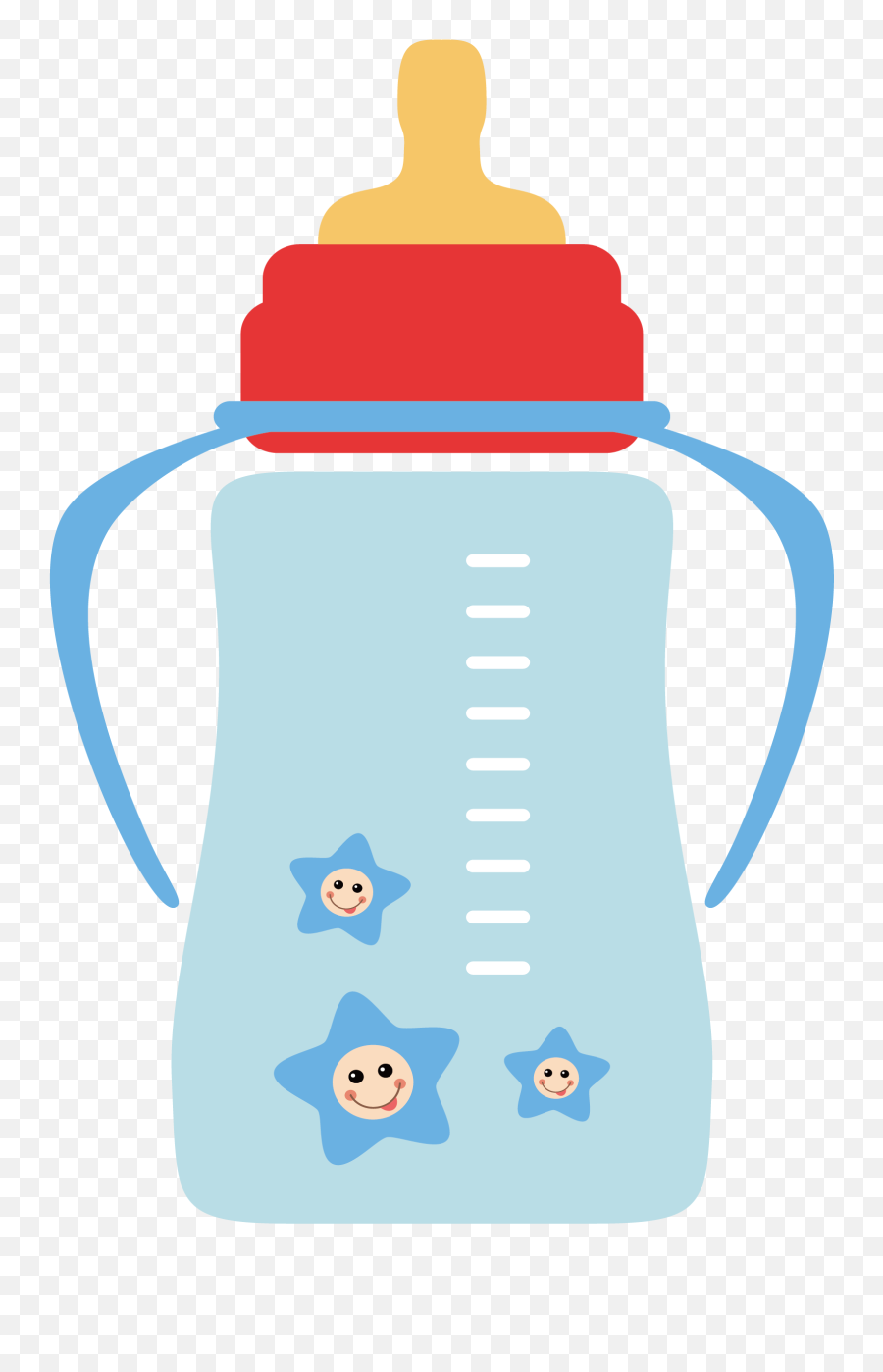 Baby Bottle Infant Milk Clip Art - Cartoon Baby Milk Bottle Clipart Emoji,Baby Emoji Transparent Background