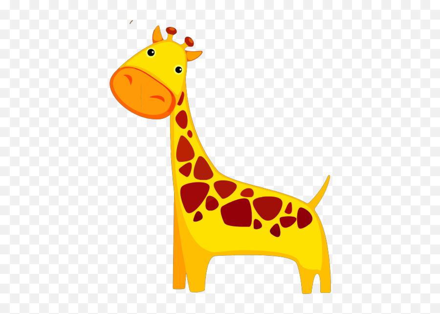 Brown Giraffe Png Svg Clip Art For Web - Cartoon Giraffe Emoji,Giraffe Emoji Png