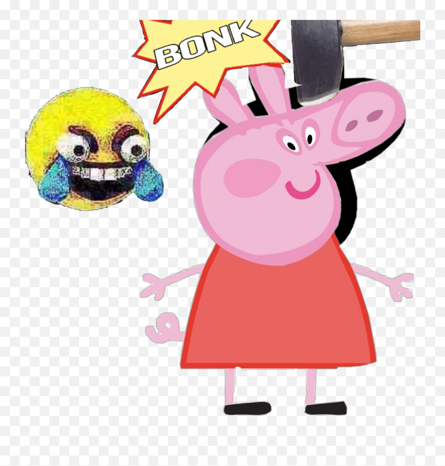 Peppapig Sticker - Peppa Pig Png Emoji,Bonk Emoji Meme