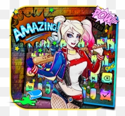 Joker Girl Keyboard Theme U2013 Apps On Google Play - Harley Quinn Emoji,Joker Emoji Android