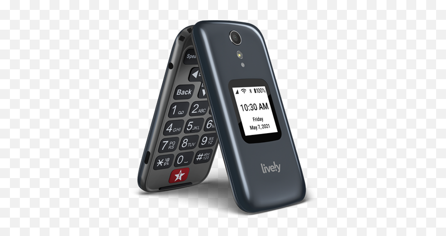 Lively Flip Best Basic Big Button Cell Phone For Seniors - Lively Flip Phone Emoji,Free Emojis For Lg Phones