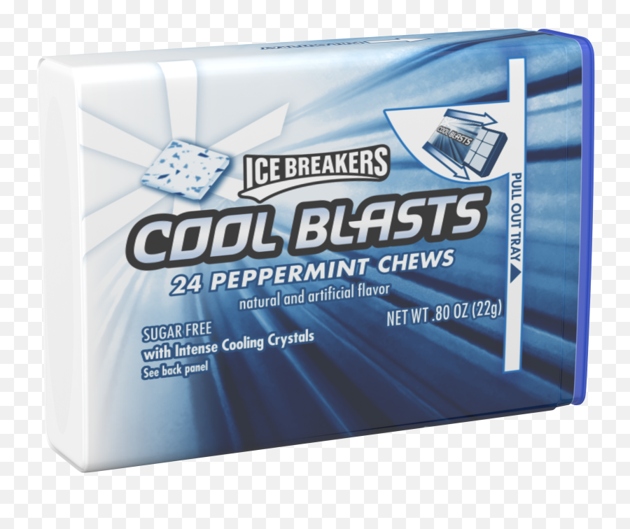 Ice Breakers Cool Blasts Peppermint Chews 08 Ounces - Household Supply Emoji,Emoticons As Educational Icebreakers