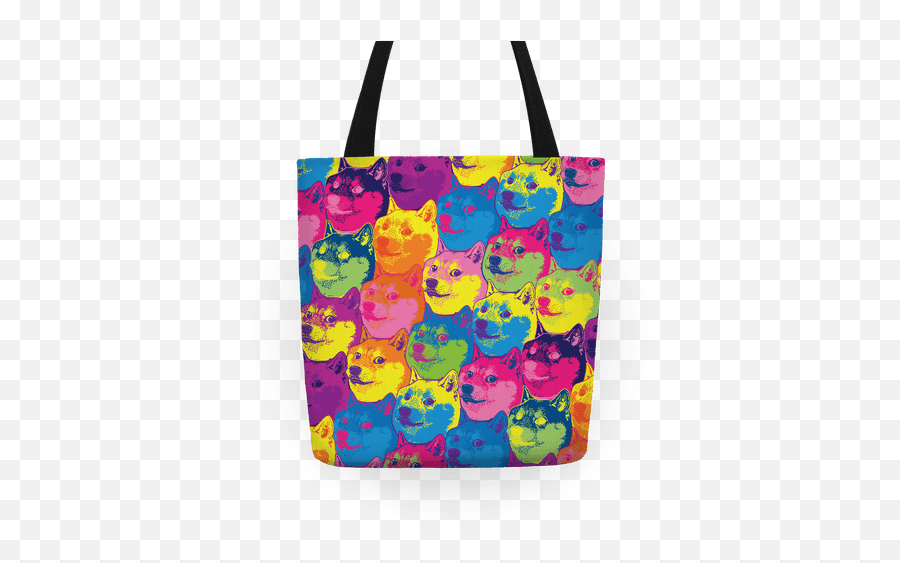Pop Art Doge Totes - Pop Art Pillow Png Emoji,Free Emoticons To Use Doge