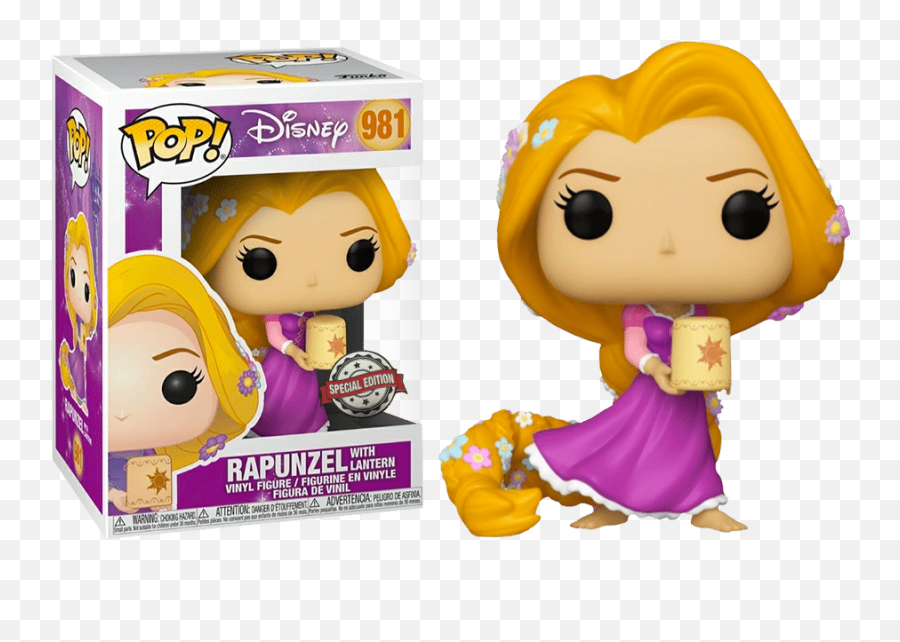 Rapunzel With - Funko Pop Rapunzel With Lantern Emoji,Rapunzel Coming Out Of Tower With Emotions