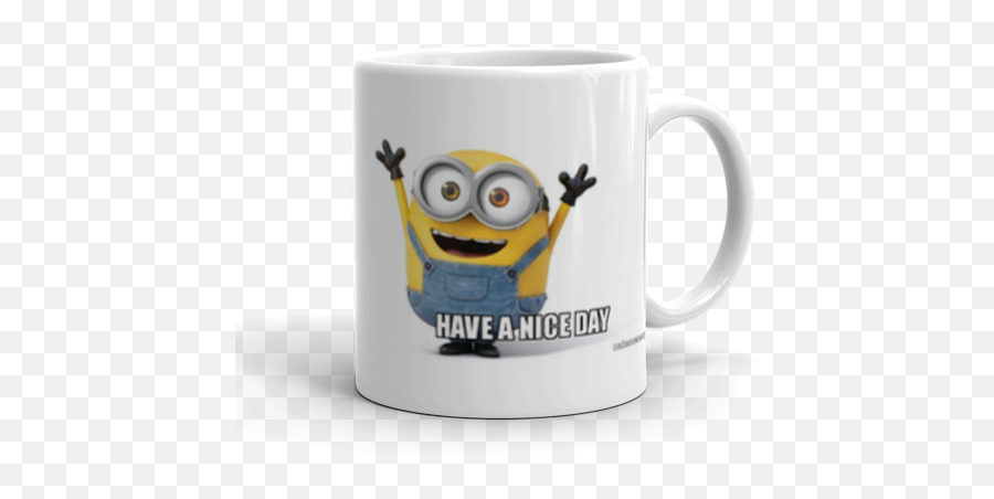 Have A Nice Day - Minion We Can Do Emoji,Have A Nice Day Mug Emoticon