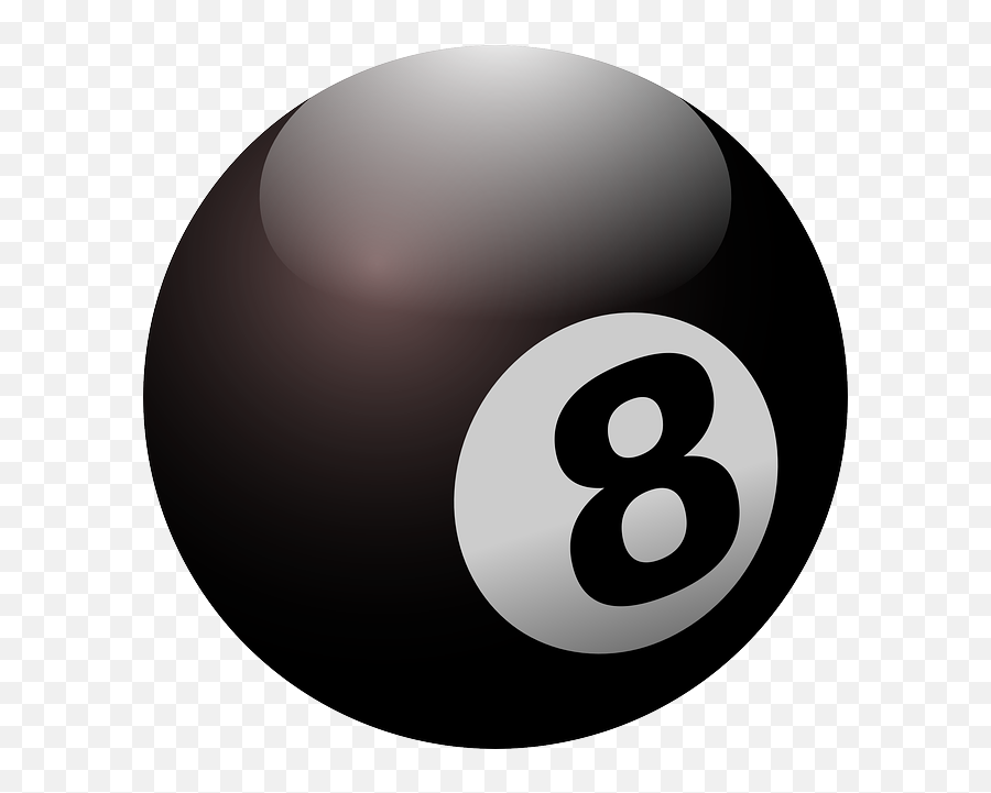 Bola De Billar Png - 8 Ball Emoji,Eight Ball Emoji