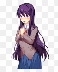 The Most Edited - Yuri Ddlc Sprites Emoji,Doki Doki Smile Emoji
