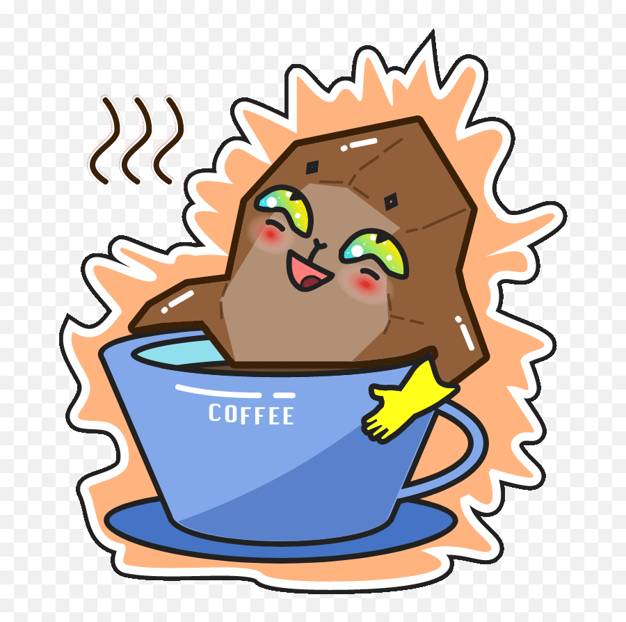 Top 30 Coffee Sticker Gifs Find The Best Gif On Gfycat - Serveware Emoji,Steam Emoticon Exclamation