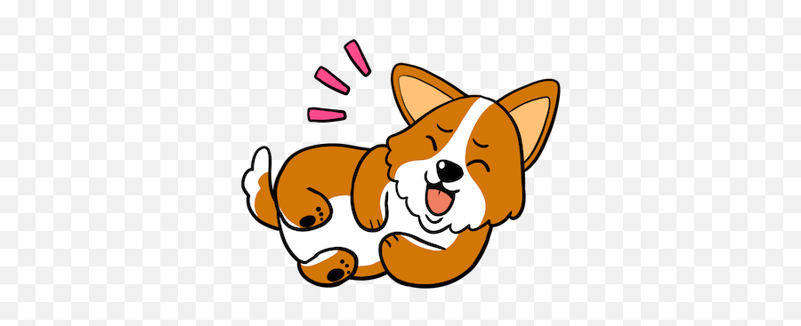 Royal Corgis Emoji Stickers By Joblooba Limited - Animal Figure,Happy Dog Emoticons
