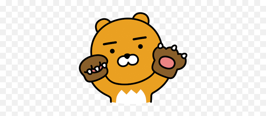 Hello Kakao Friends By Kakao Corp - Kakao Friends Whatsapp Sticker Emoji,Free Squirrel Emoticons