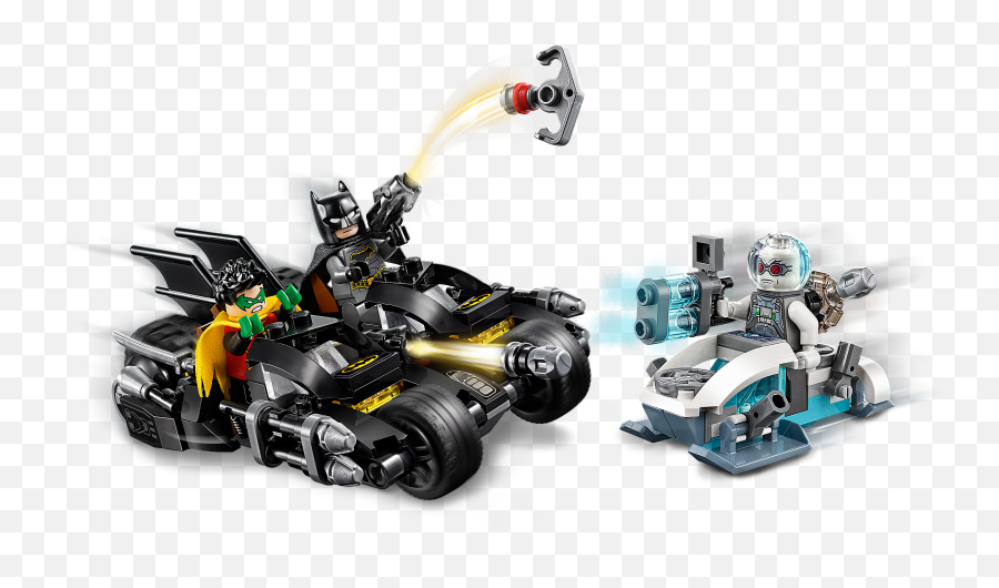 Lego Dc Comics Super Heroes Mr Freeze Toy Batcycle Battle 76118 200 Pieces - Lego Batman Robot Set Emoji,Lego Batman One Emotion