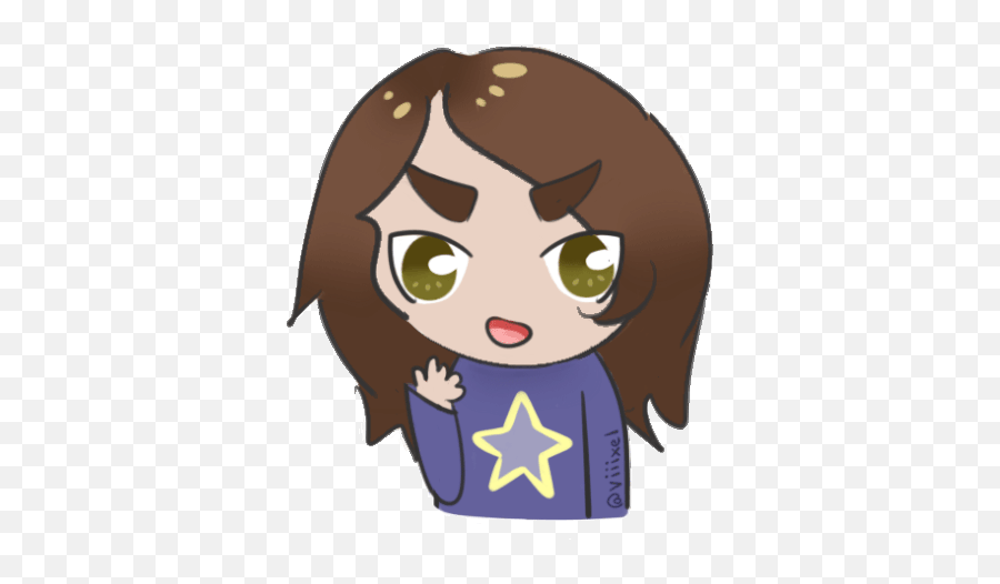 I Made A Mm Themed Emote Of Myself Mystic Messenger Rfa Amino - Fictional Character Emoji,App That Makes Me Cute Emoticons Like Mystic Mesdenger