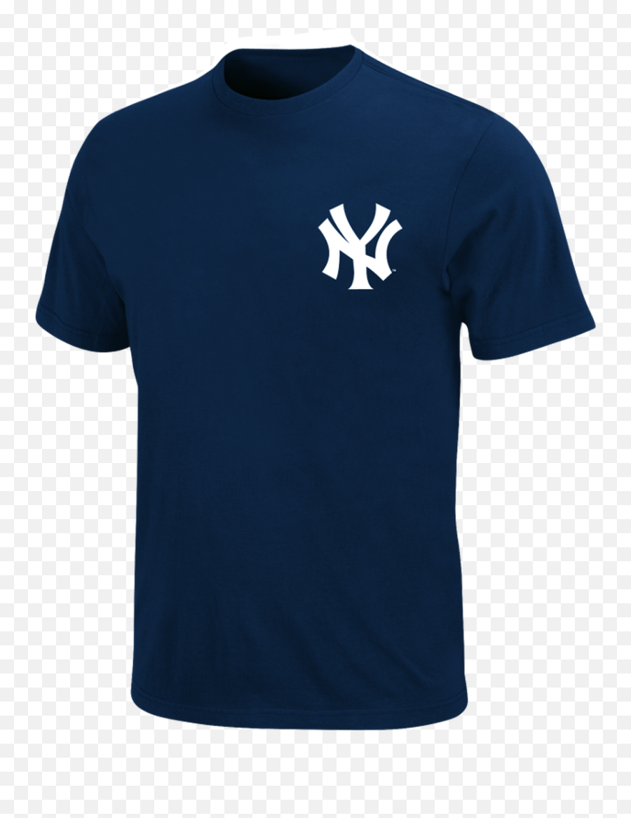 New York Yankees Majestic Wordmark - Blue Yankee Shirt Emoji,Yankees Show Of Emotion