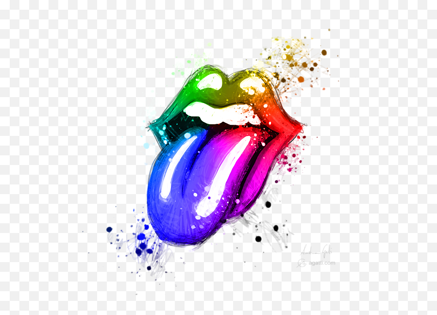 Rolling Stones Lips Rainbow 1 Weekender Tote Bag - Rolling Stones Logo Rainbow Emoji,The Rolling Stones Mixed Emotions