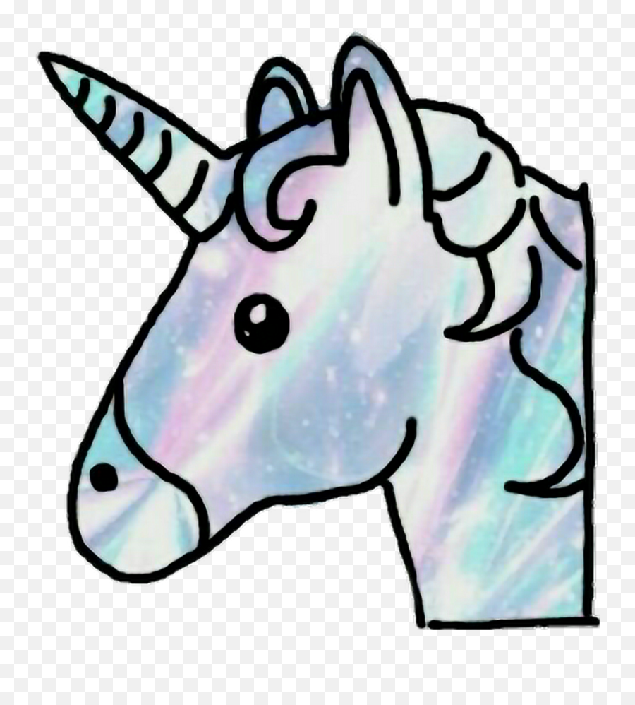 Download Galaxia Galaxy Galaxyedit Unicorn Unicornioemoji - Transparent Unicorn Icon Png,Painting Emoji