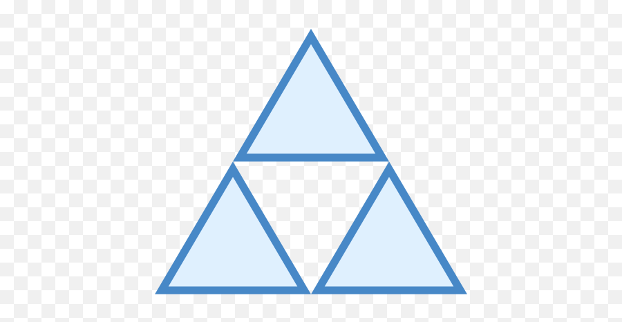 Triforce Icon In Blue Ui Style - Logo Al Anon Symbol Emoji,Triforce Emojis