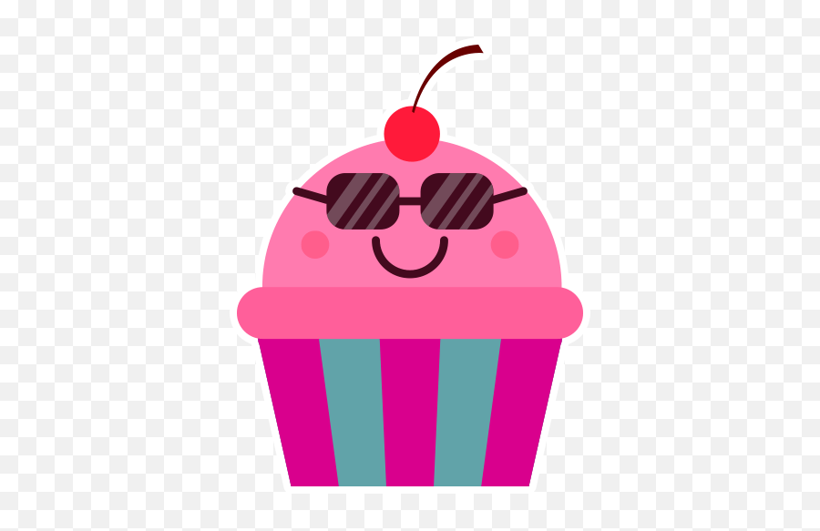 Cupcake Emoji By Marcossoft - Sticker Maker For Whatsapp,Emojis Baking