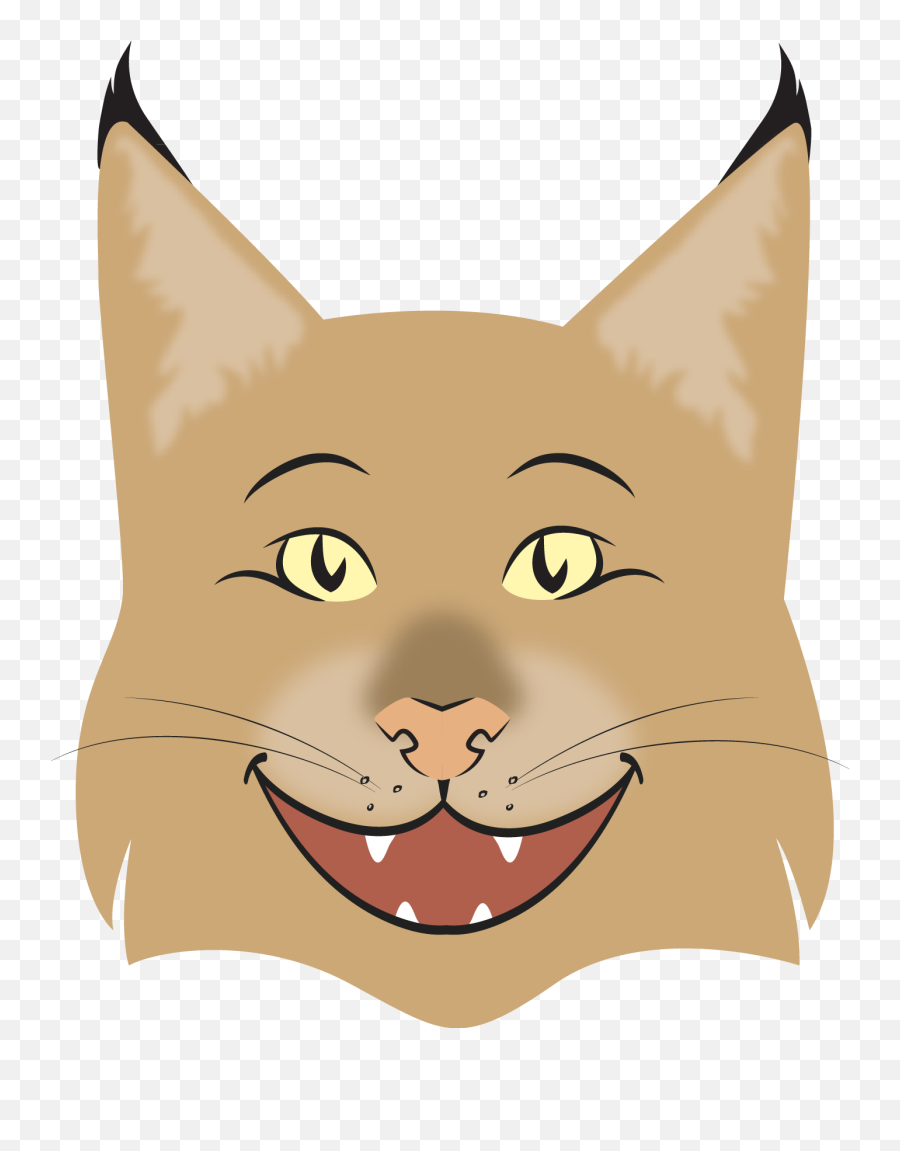 Wanted Grinning Bobcat Designs Emoji,Grinning Cat Emoji