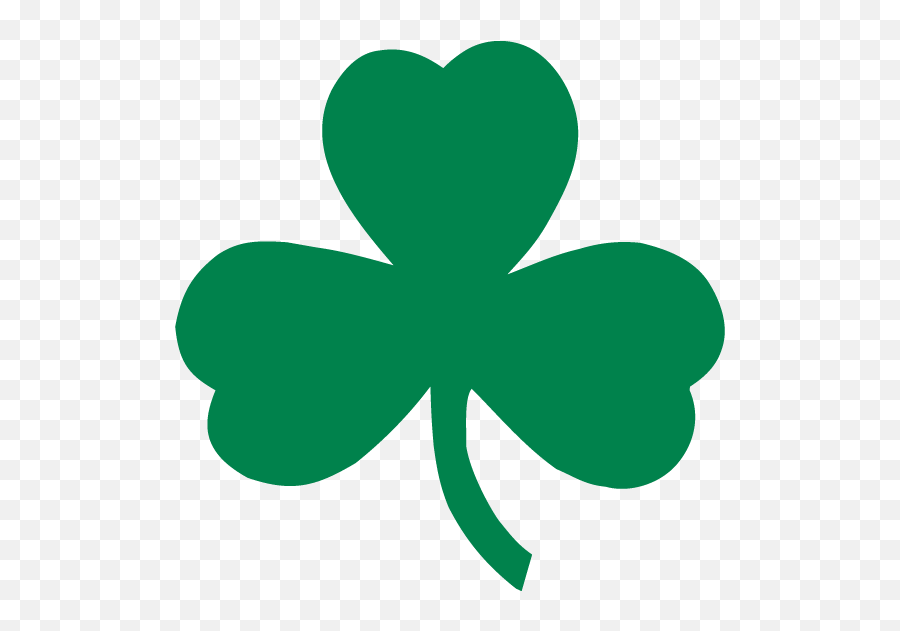 3 Leaf Clover Clipart - Celtics Clover Png Emoji,Celtics Emoji