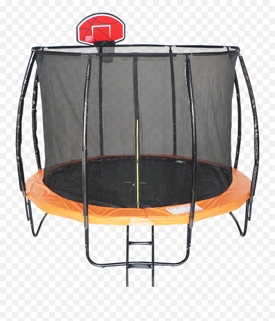 All 4 Kids 10 Ft Spring Trampoline With Safety Net U0026 Basketball Board - Trampoline Spit Emoji,Safe Camp Emoji