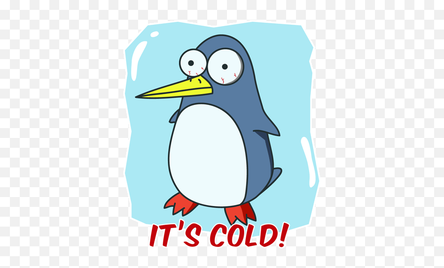 Top Cold As Ice Stickers For Android U0026 Ios Gfycat - Cold Penguin Animated Gif Emoji,Kik Blush Emoji