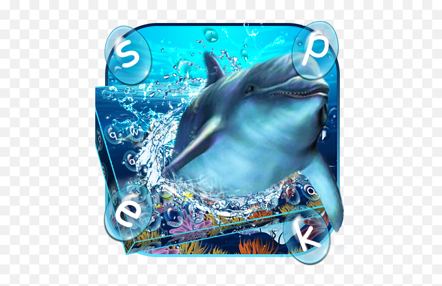 Ocean Whale Keyboard U2013 Appar På Google Play - Common Bottlenose Dolphin Emoji,Dolphin Emoji Android