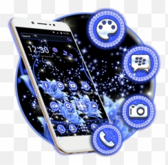 Dazzling Flowers Theme - Apps En Google Play Camera Phone Emoji,Margarita Emoji Keyboard