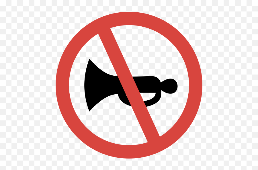 No Horn Icon Png And Svg Vector Free - Symbol Of No Horn Emoji,No Piracy Emoji