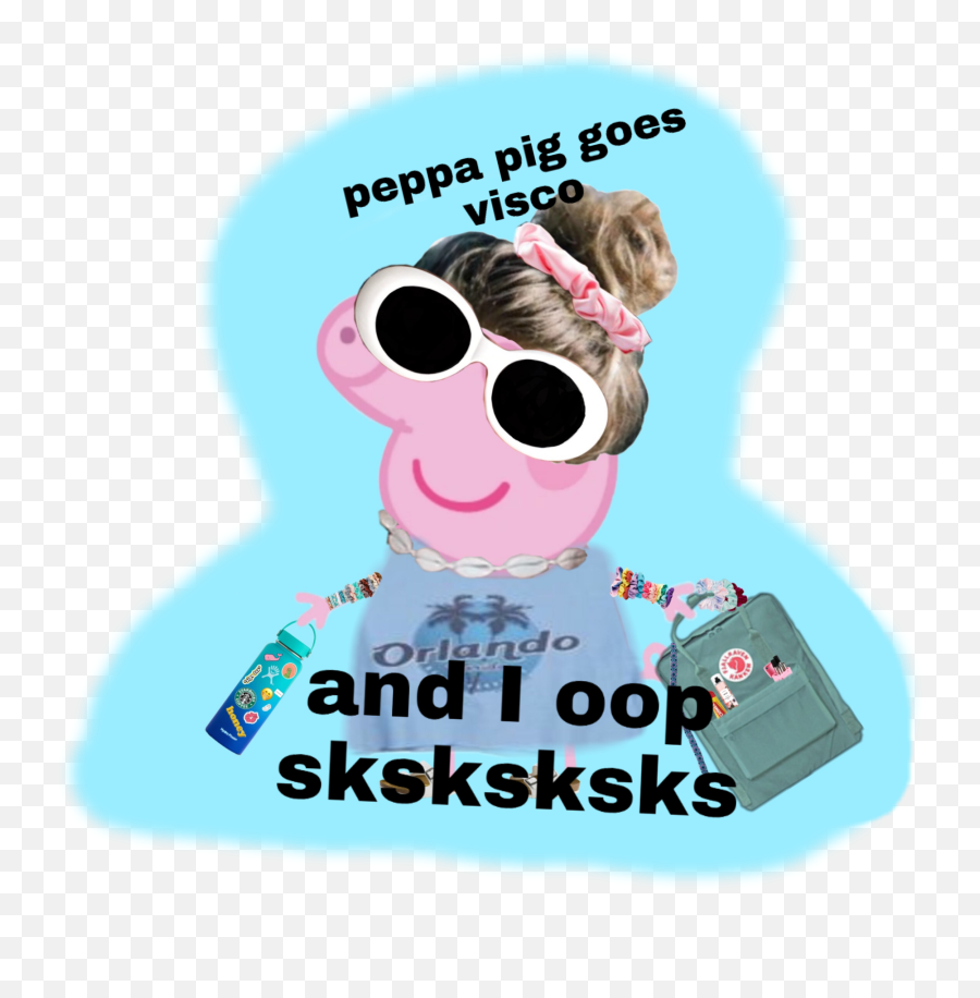 Peppapig Visco Sticker - Girly Emoji,Emojis Viscos