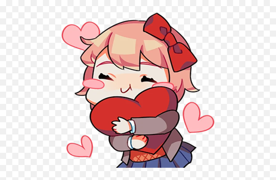 Doki Doki Literature Club Telegram Stickers - Yandere Discord Emoji,Doki Doki Literature Club Emoticon