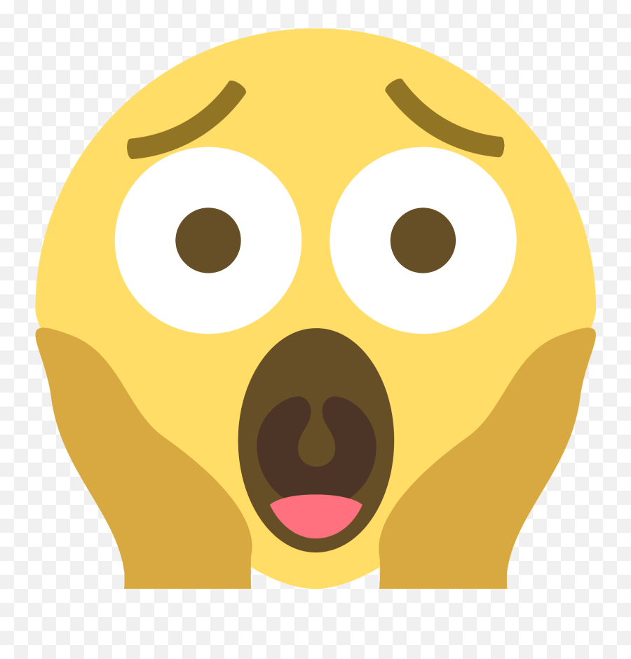 Face Screaming In Fear - Fear Face Png Emoji,Scared Emoji
