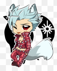 Resultado De Imagen Para Ban Kawaii Personajes Chibi - Chibi Seven Deadly Sins Ban Emoji,Fonditos 3d Emojis