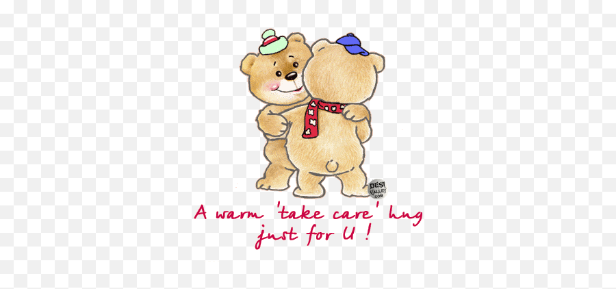 Hug Images Hugs And Kisses Quotes - Love Take Care Stickers Emoji,Bear Hugs Emoticons