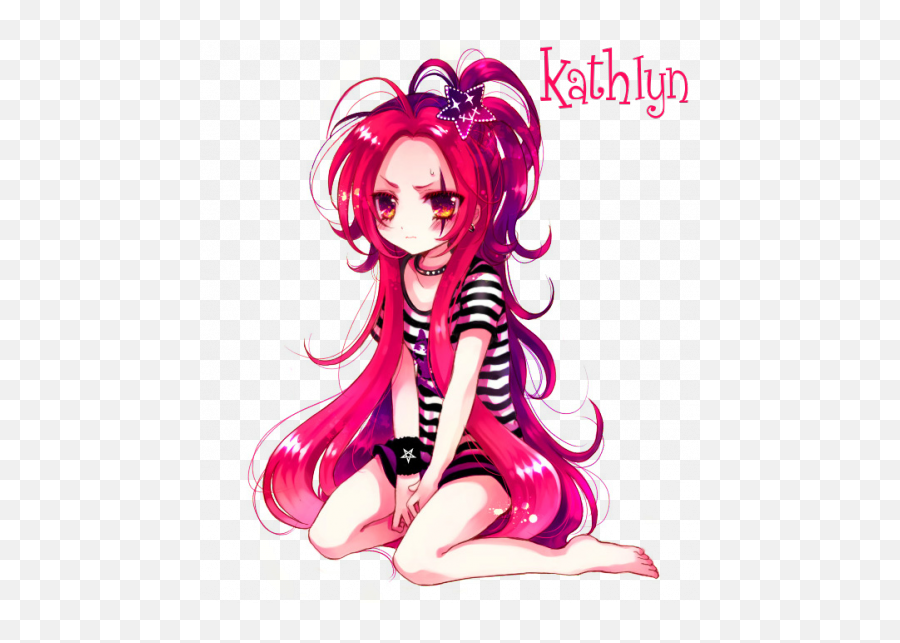 Mes Fanfictions U003c3 - Anime Girl Evil Pink Hair Emoji,Emoticon Je Suis Une Tête Folle
