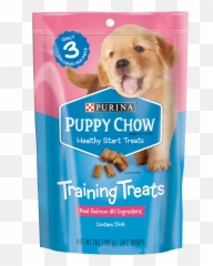 Purina Puppy Chow Training Treats Healthy Start Salmon Treats - 7 Oz Pouch Walmartcom Puppy Chow Training Treats Emoji,Strong Dog Emoticon