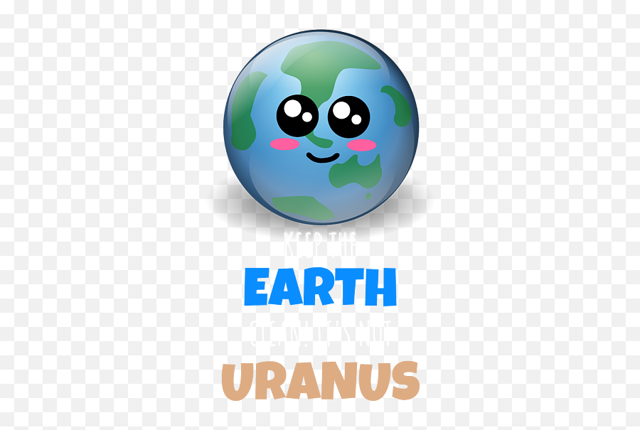 Keep The Earth Clean Its Not Uranus Funny Planet Pun Spiral Notebook - Telkomsel Emoji,Santa Throwing A Kiss Emoticon