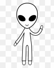 Free Short Alien Cliparts Download Free Clip Art Free Clip - Alien Clipart Black And White Emoji,Aliens Emoji