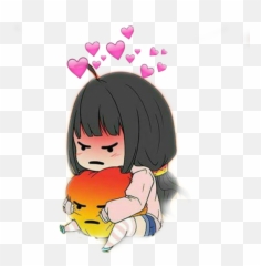 Stress Sticker - Anime Girl Angry React Emoji,Stress Emoji Background