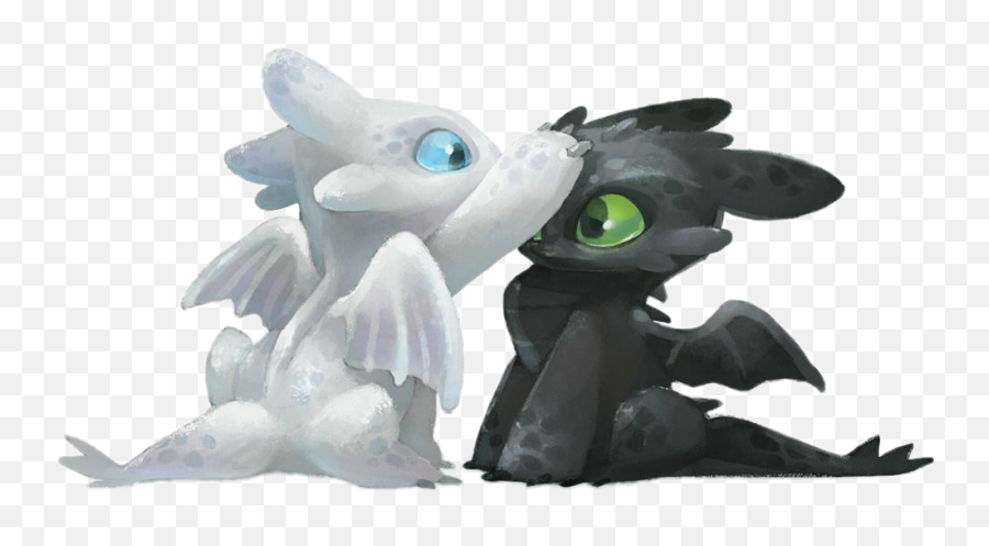 Httyd3 Sticker - Furia Da Noite X Furia Da Luz Emoji,Httyd 3 Light Fury Discord Emojis