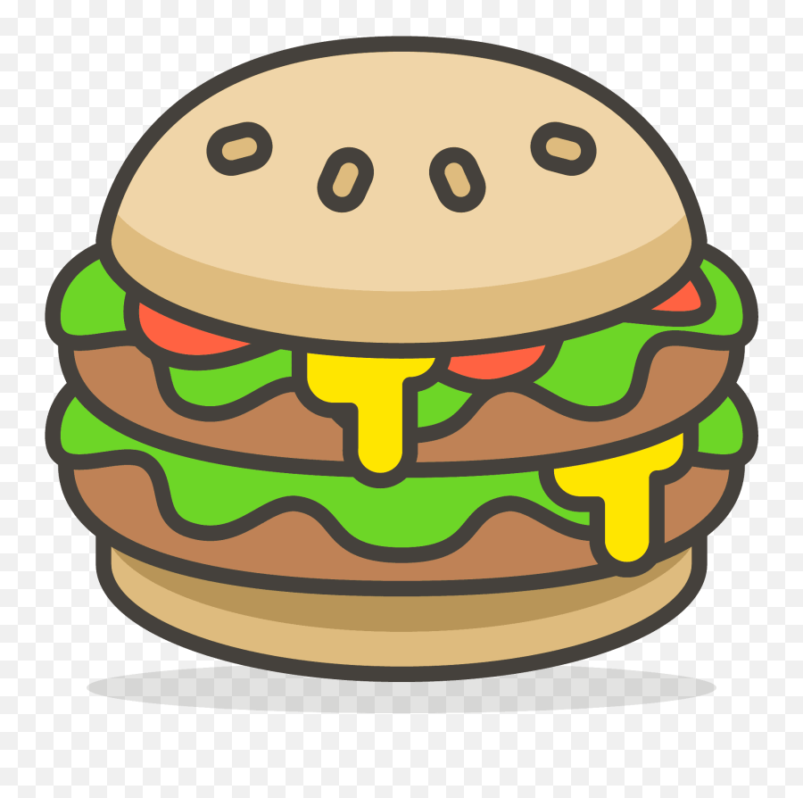 Hamburger Emoji Clipart - Icono Vector Hamburguesa Png,Hamburger Emoji