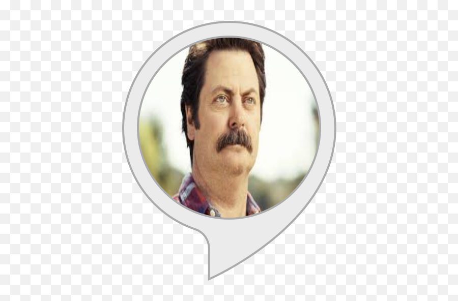 Alexa - For Men Emoji,Ron Swanson Not Good Emotions