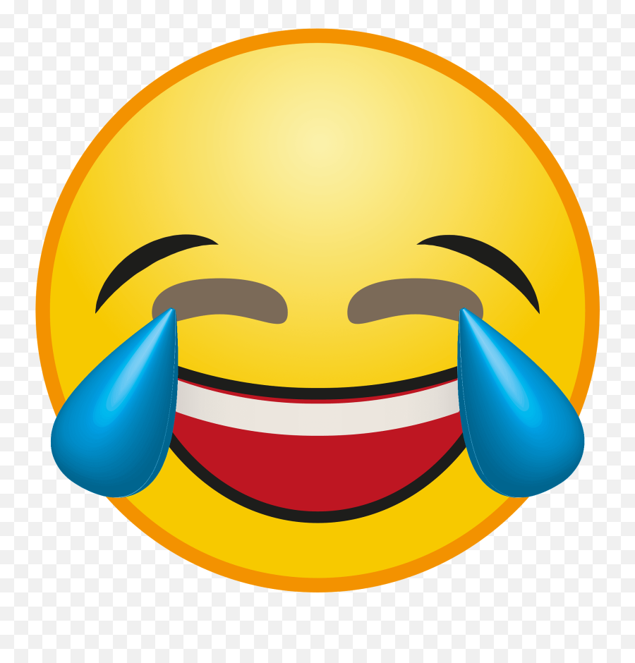 Emoji Clipart - Transparent Funny Emoji Png,How To Do Laughing Emoticons