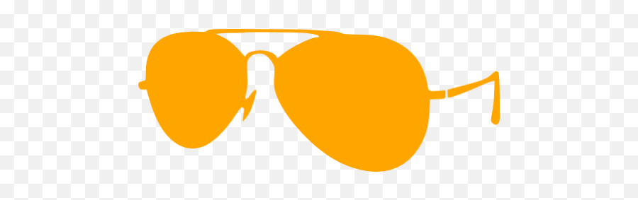 Orange Sunglasses Icon - Transparent Black Shades Png Emoji,Emoticon Removing Sunglasses