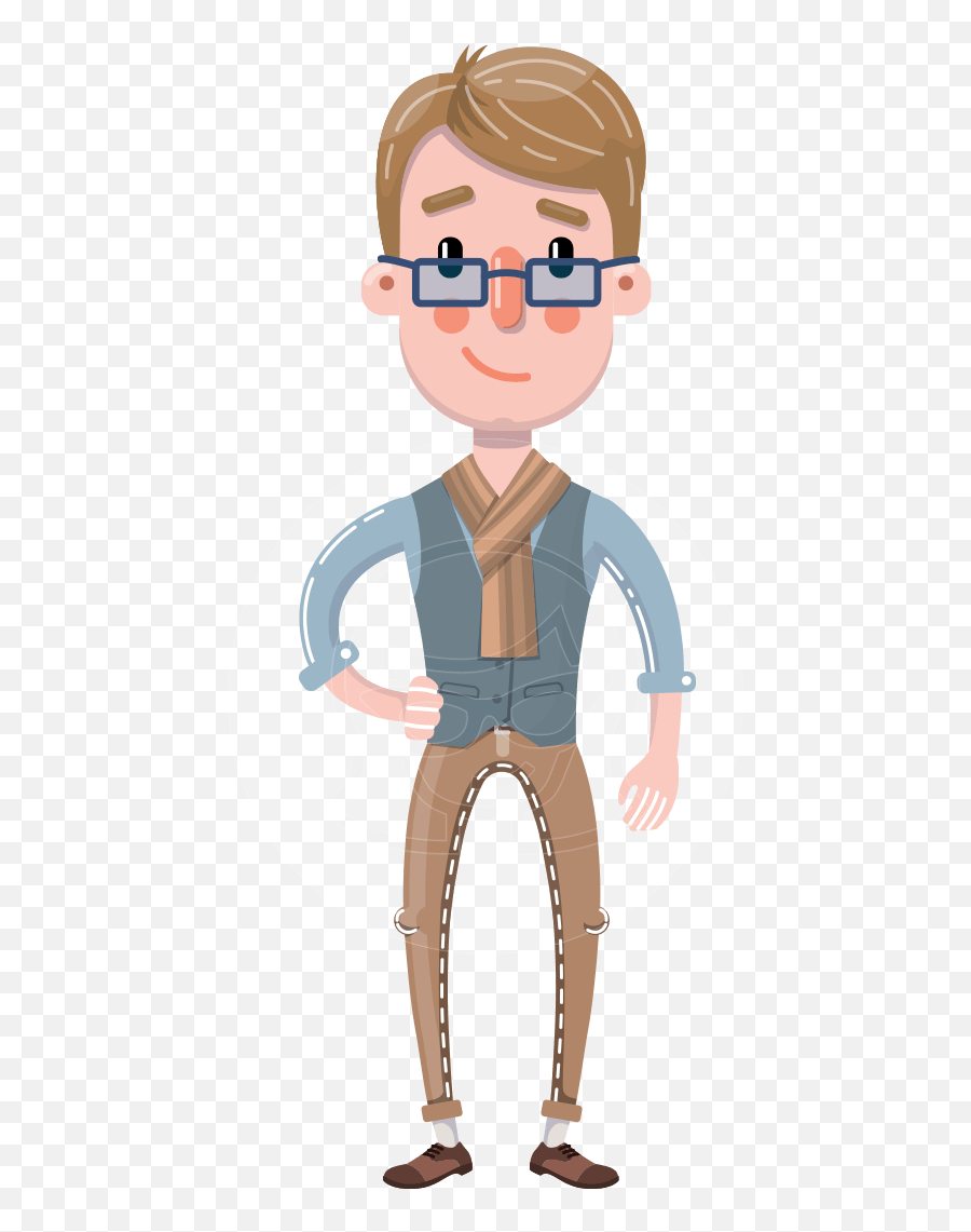 Flat Male Teacher Cartoon Vector Character Graphicmama Emoji,Cartoon Unbelievable Emotion