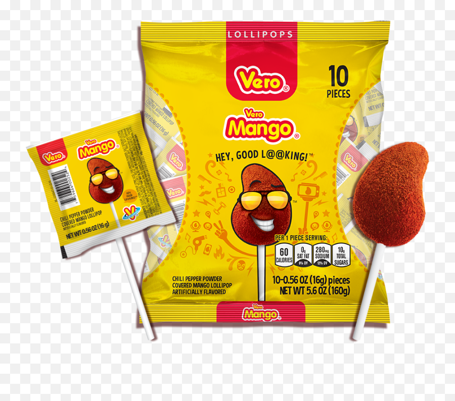 Vero Mango Mango U0026 Chili Lollipops - Mango Lollipop Emoji,Emotion Lolipop3.0