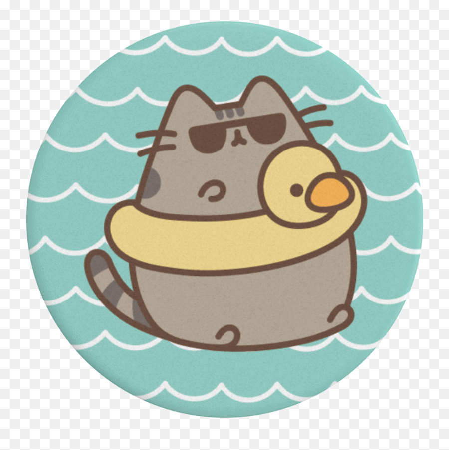 Pusheen - Pusheen Floatie Emoji,Pusheen Emotions About Food